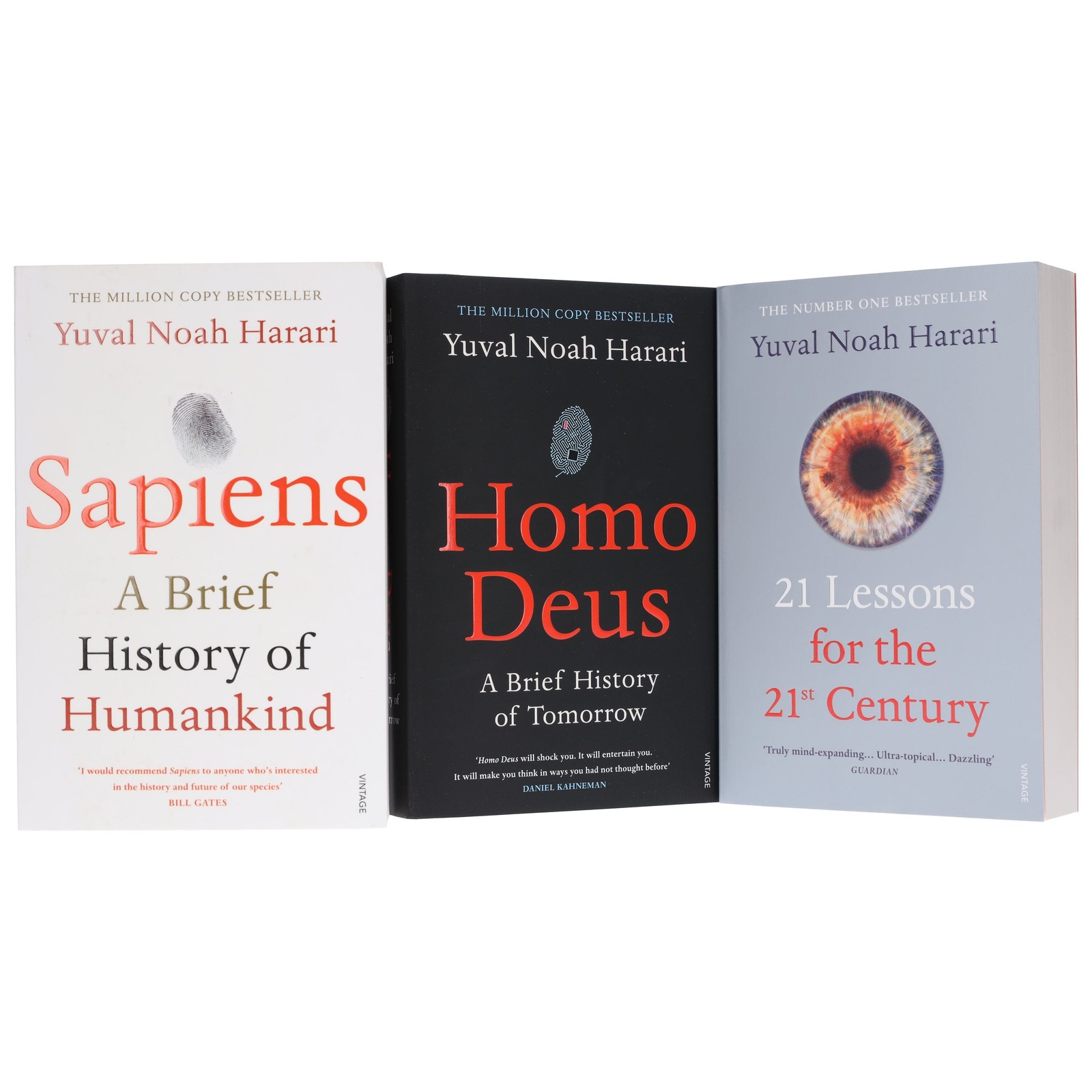 Yuval Noah Harari 3 Books Set Collection – Non-Fiction – Paperback