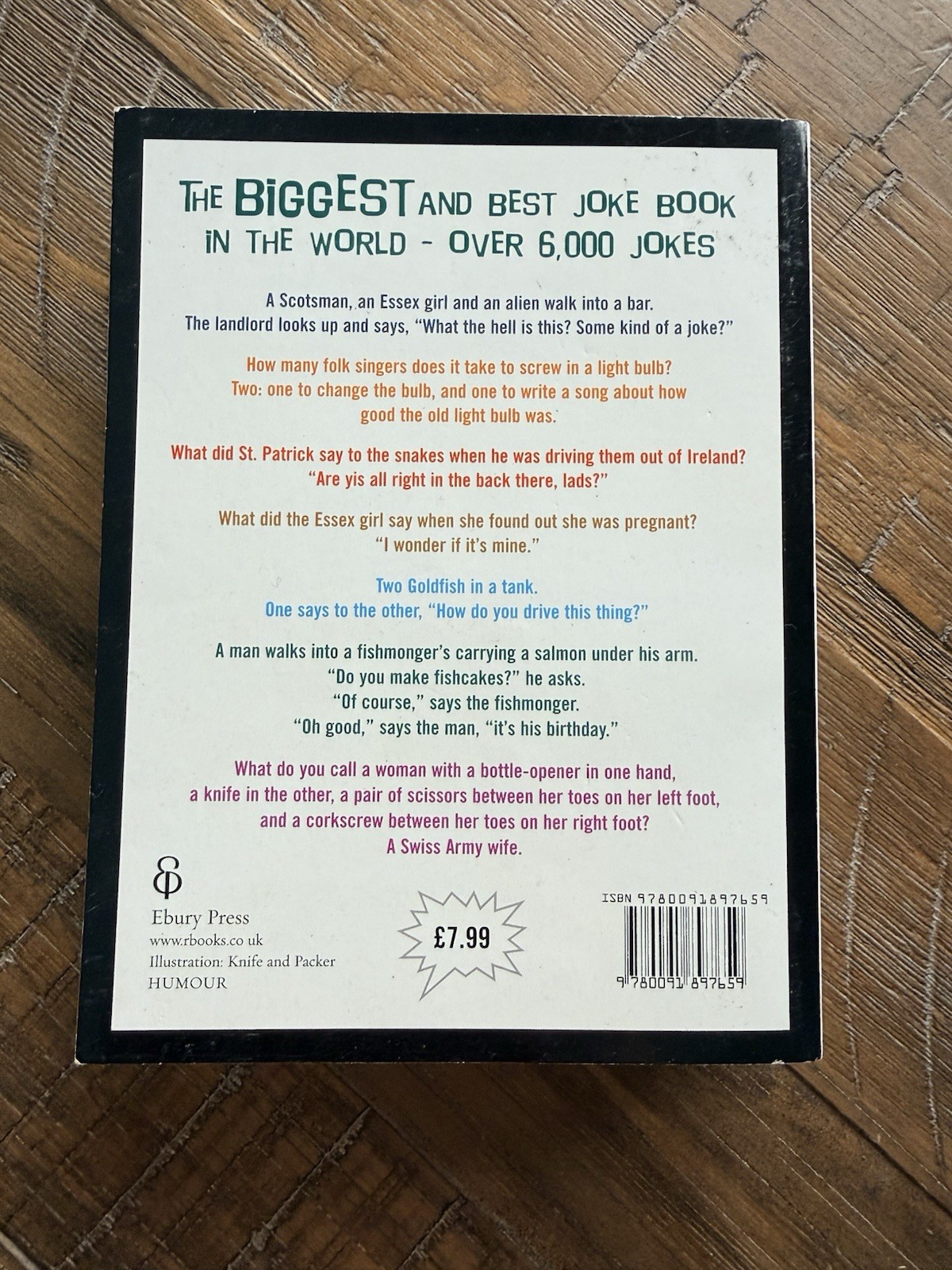 Man Walks Into a Bar Stephen Arnott Mike Haskins Ebury Press Paperback Humor