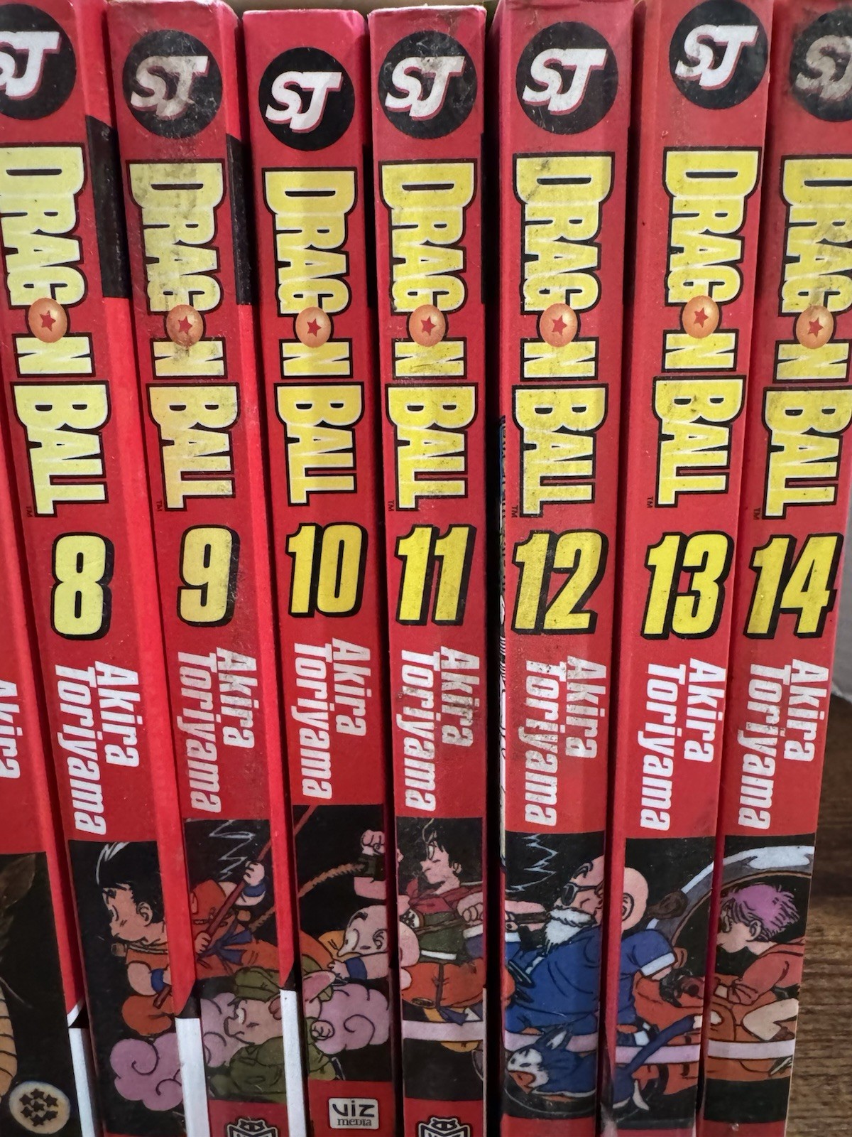 18 Book Dragon Ball Shonen Jump Vol 1-14 Manga Book Set Akira Toriyama Viz Media