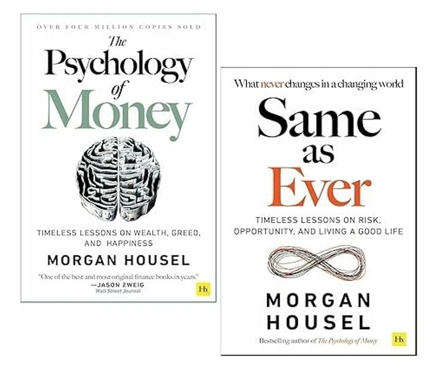 Psychology of Money, Same as Ever by Morgan Housel Book Set Paperback