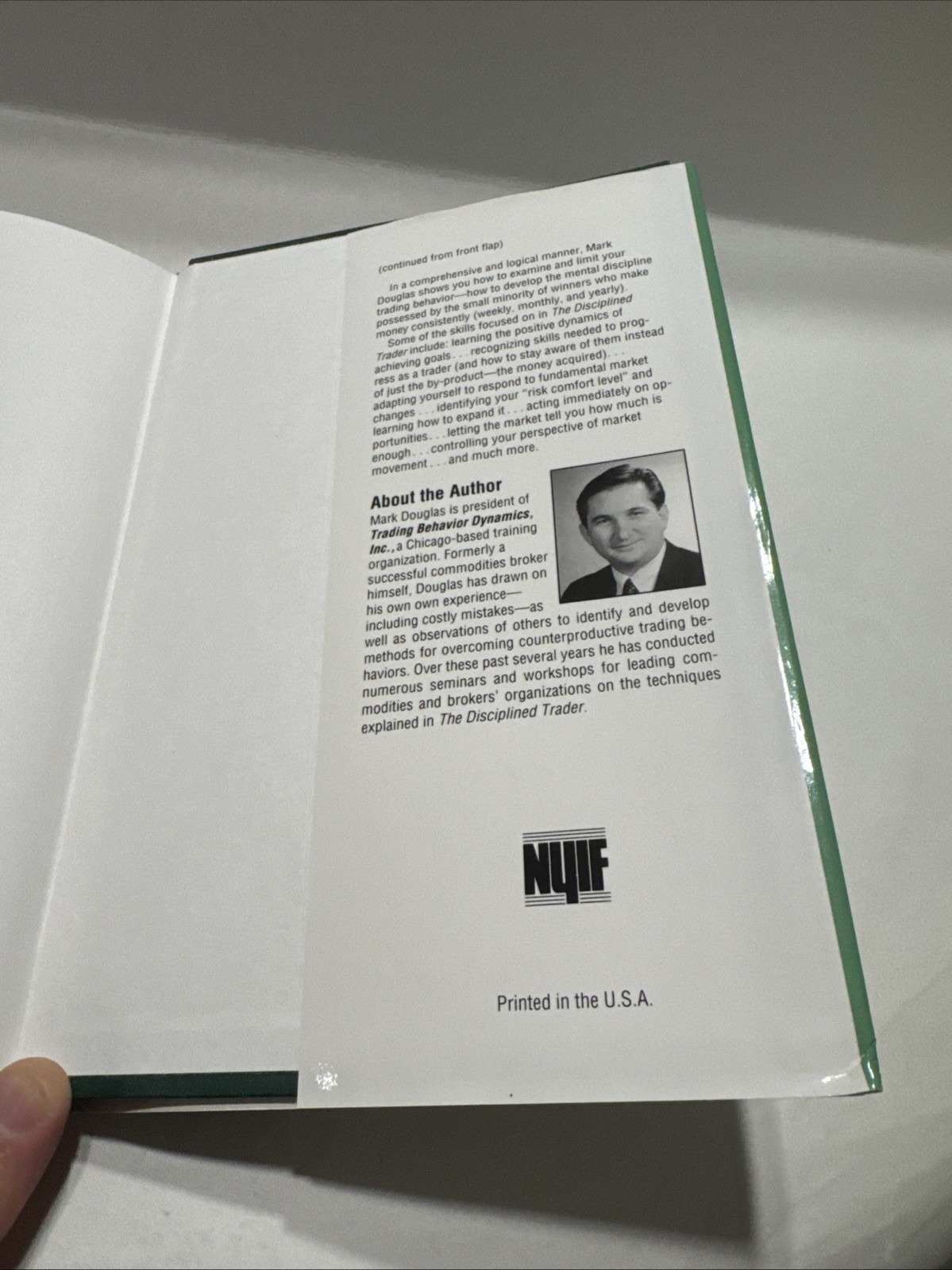 The Disciplined Trader: Developing Winning Attitudes by Mark Douglas 1990