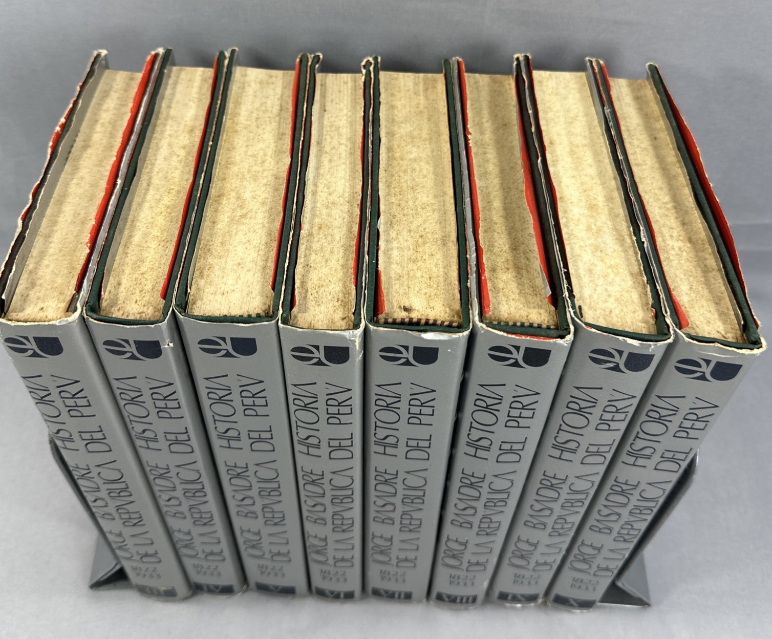 Historia De La Republica Del Peru 1822-1933 Books 9 Volumes 1 -10 Missing Vol 2