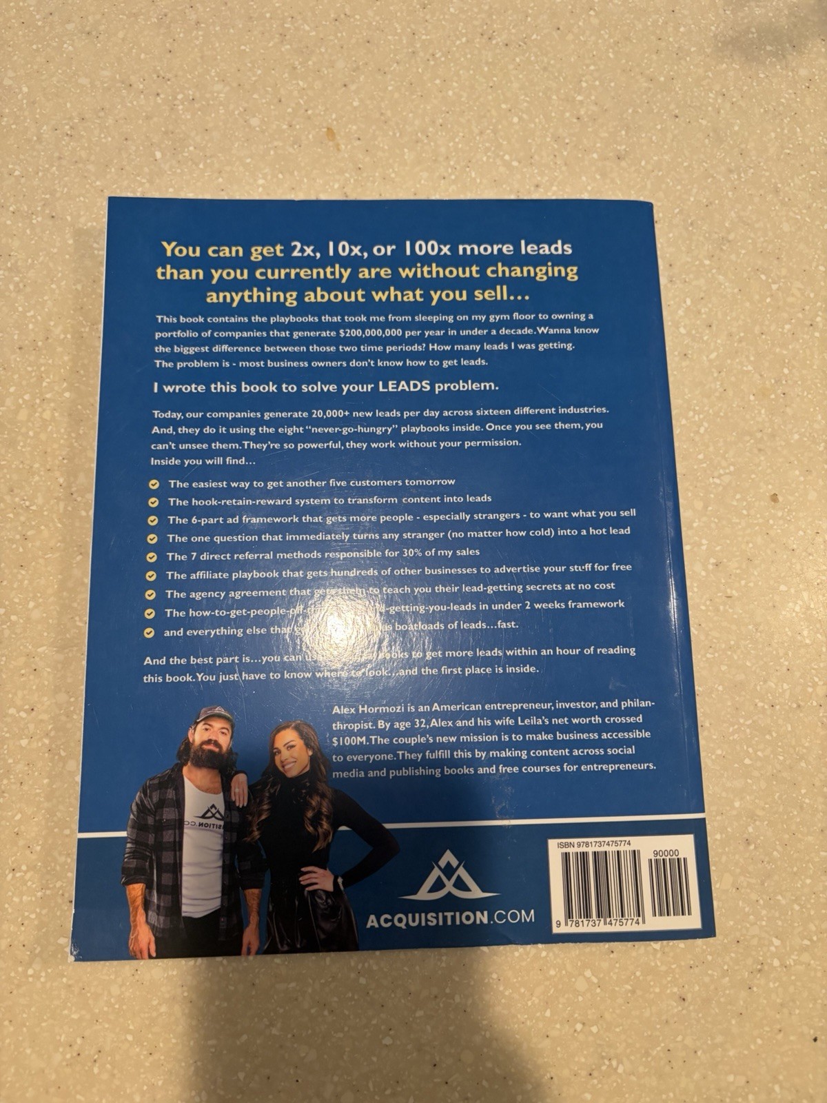 Alex Hormozi $100M Offers (Vol.1) $100M Leads (Vol.2) Paperback