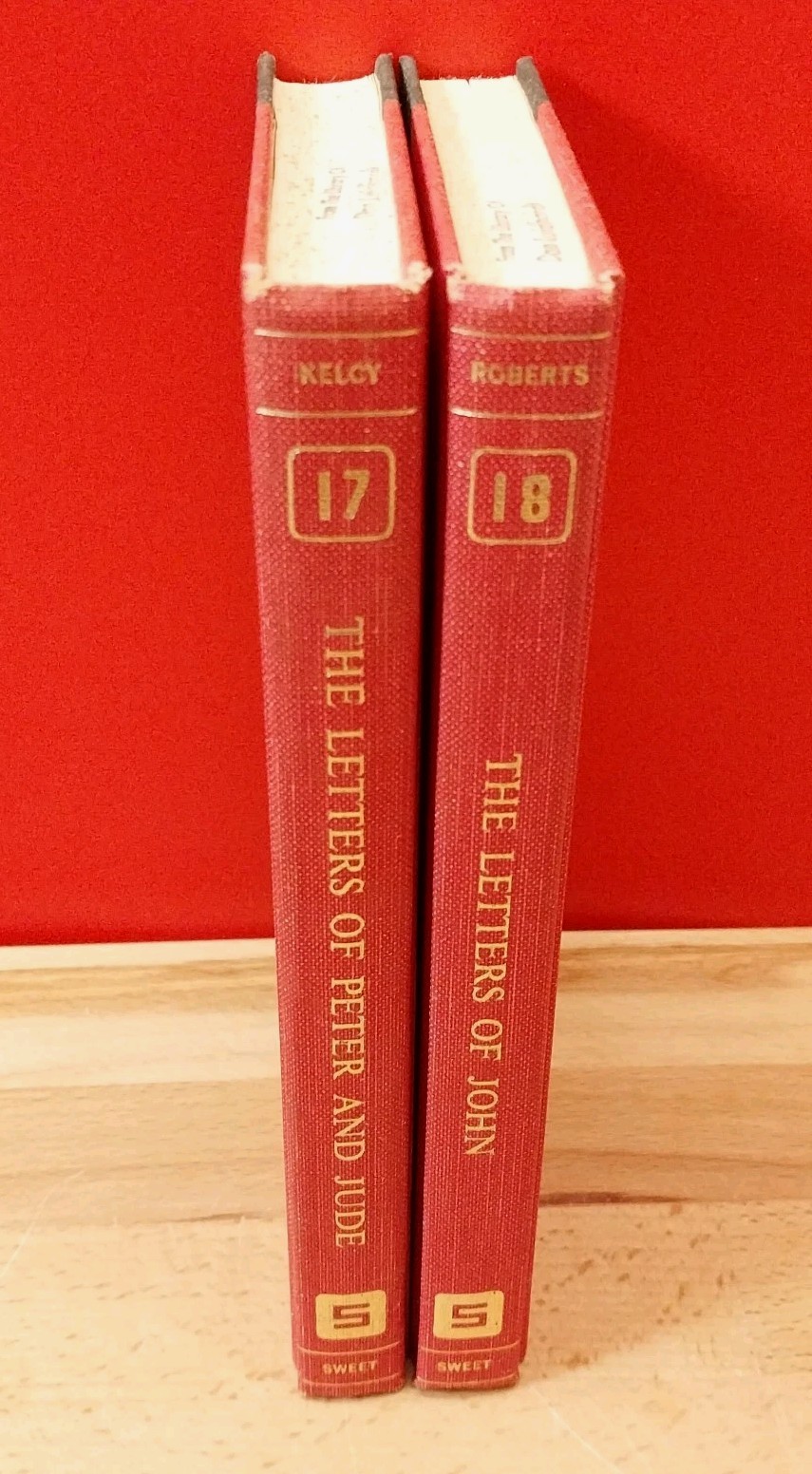 The Living Word Commentary Volumes 17 and 18 Hardcover Bible Study Vintage 1970s