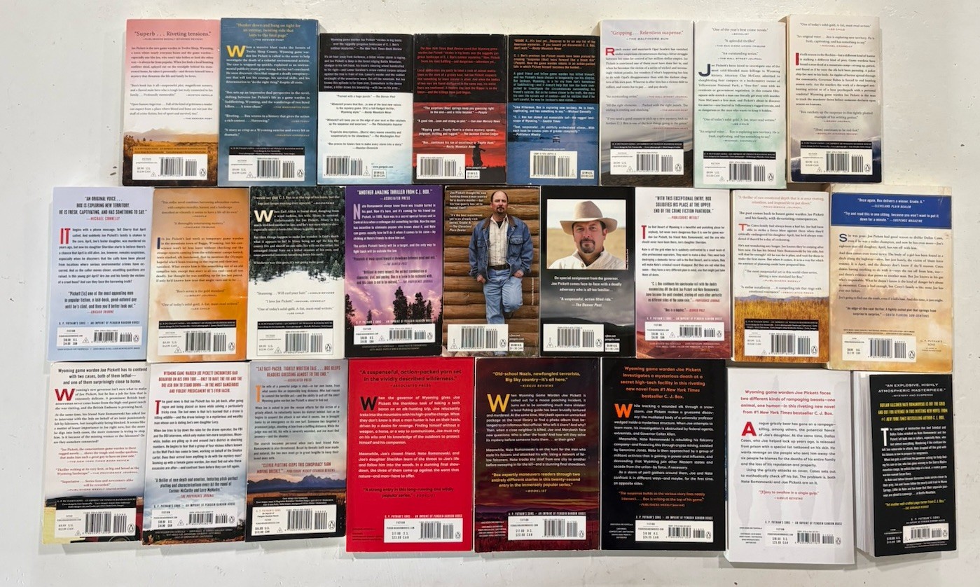 25 Book Lot Complete JOE PICKETT “Game Warden” Series Books 1-25 CJ BOX PB Set