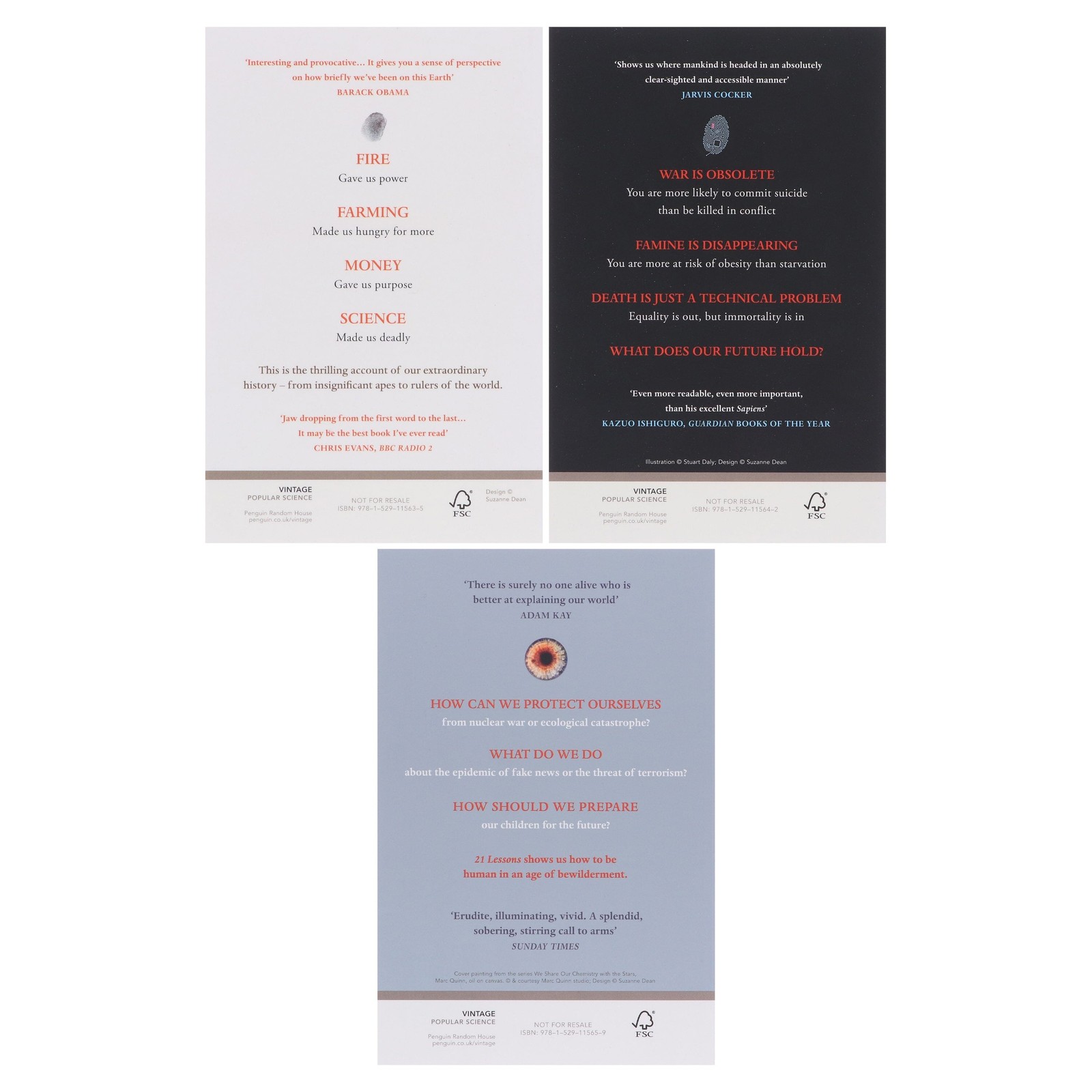 Yuval Noah Harari 3 Books Set Collection – Non-Fiction – Paperback