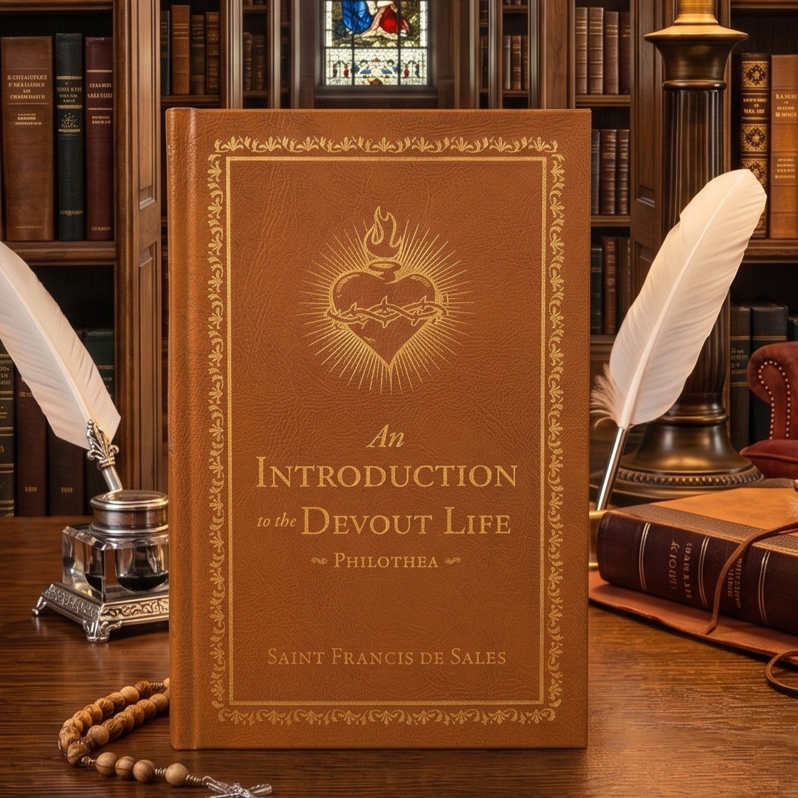 An Introduction to the Devout Life Philothea Deluxe Hardcover TAN Books