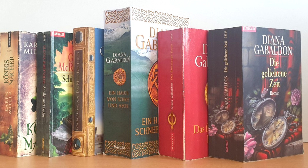 BUCHPAKET+FANTASY+6 BÜCHER+DIANA GABALDON+GLENNA MCREYNOLDS+TB+HC+BUNDLE
