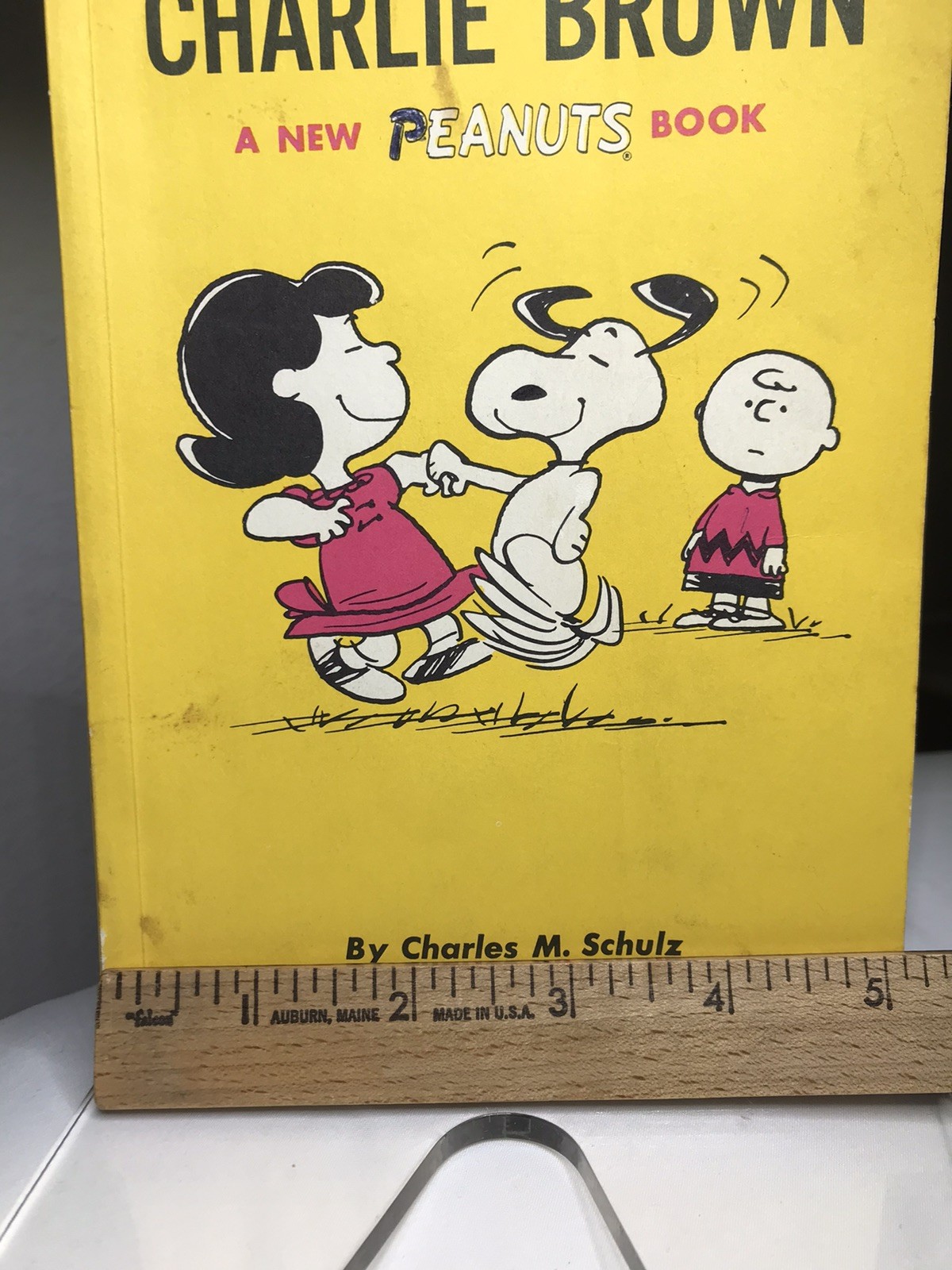 Vtg Charles Schulz Peanuts Paperback Comic Books Lot Of 2 ~ Charlie Brown