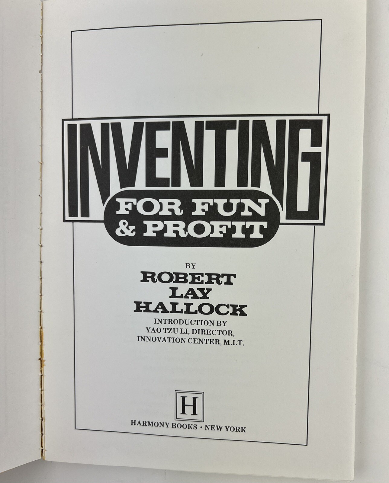 1978 Inventing for Fun and Profit by Robert Lay Hallock Paperback 96 Pages