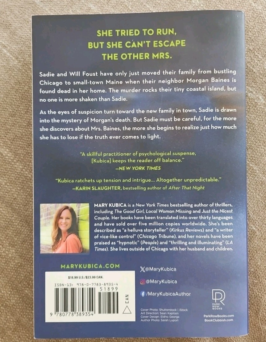 Other Mrs by Mary Kubica (2022, Trade Paperback)