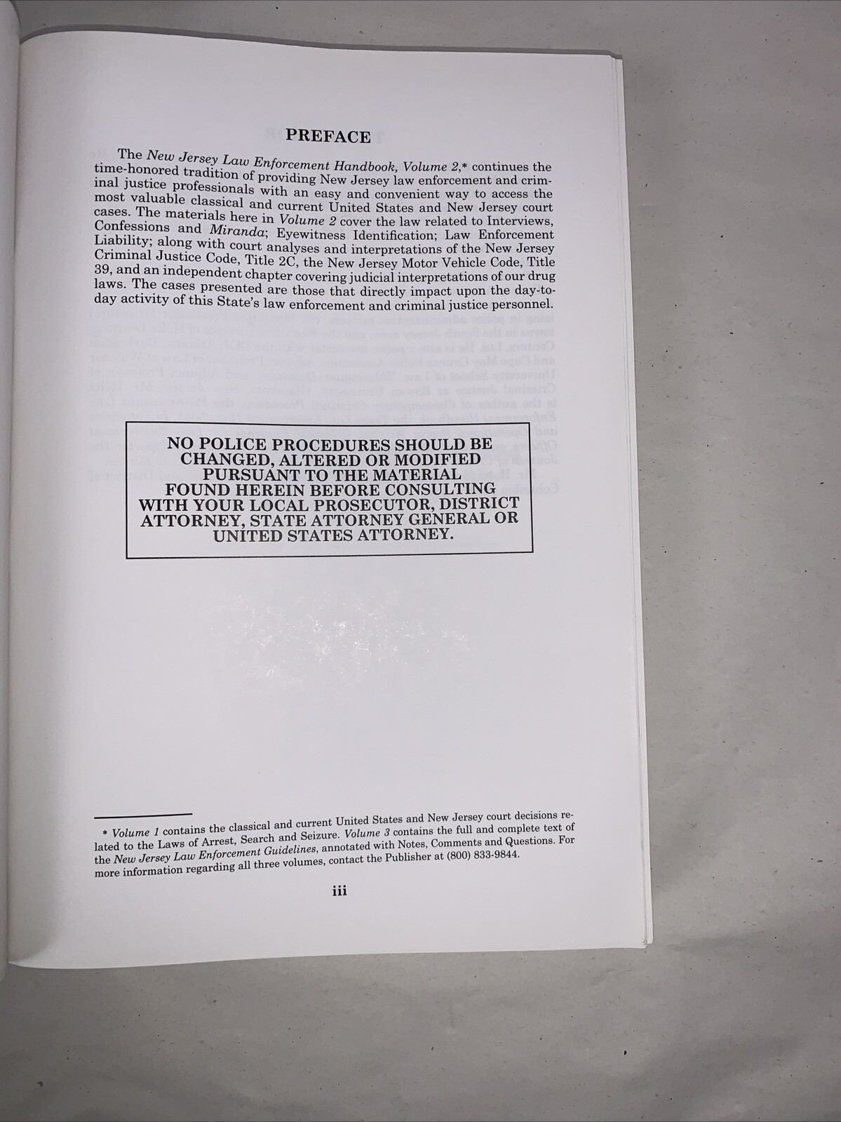New Jersey Law Enforcement Handbook by Larry E. Holtz Blue360 Media