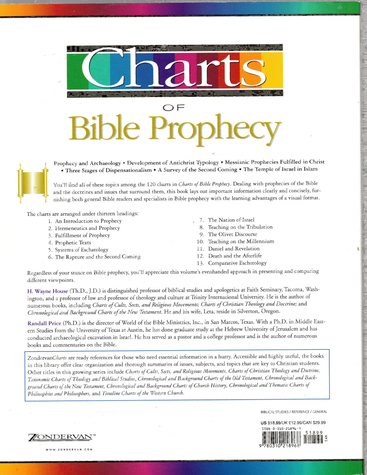 Charts of Bible Prophecy by H. Wayne House & Randall Price