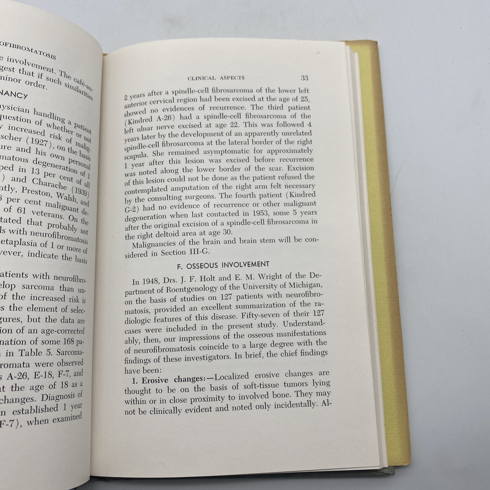 A Clinical Pathological and Genetic Study Of: Multiple Neurofibromatosis 1956 HC
