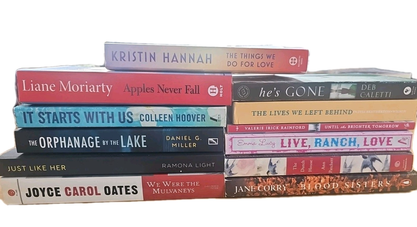 Colleen Hoover Kristin Hannah Liane Moriarty + 9 More Book Lot 12 Novels