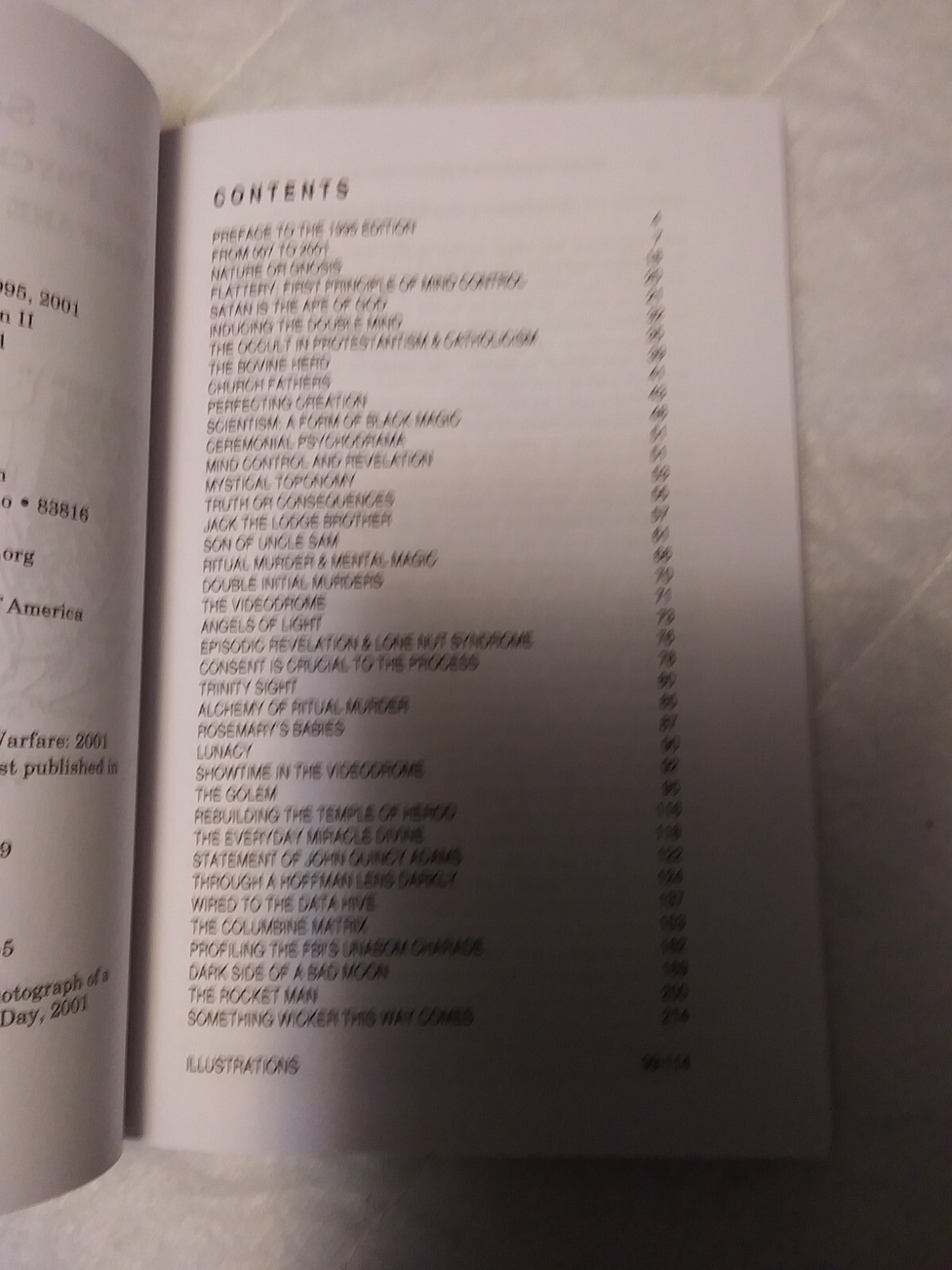Secret Societies and Psychological Warfare by Michael A. Hoffman II (2001, Trade