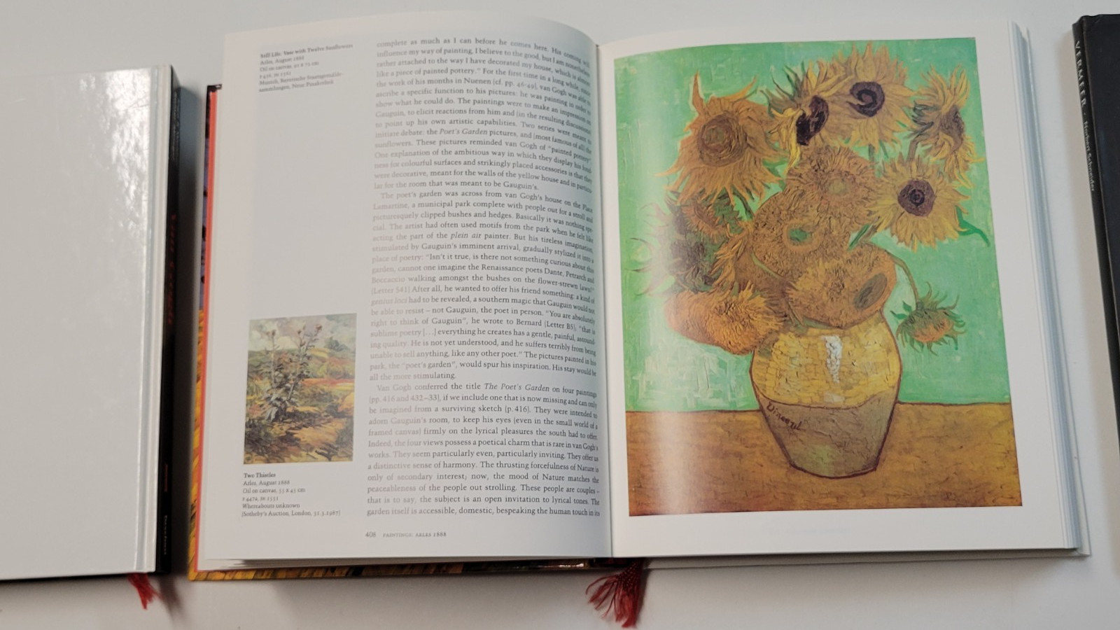 Vincent Van Gogh: The Complete Paintings (2 Volume Set) Hardcover & Vermeer Book