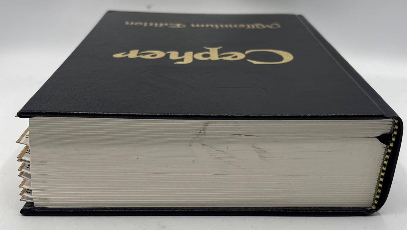 Cepher Millennium Edition Black Hardcover Bible Tabs 2022 Cepher Publishing