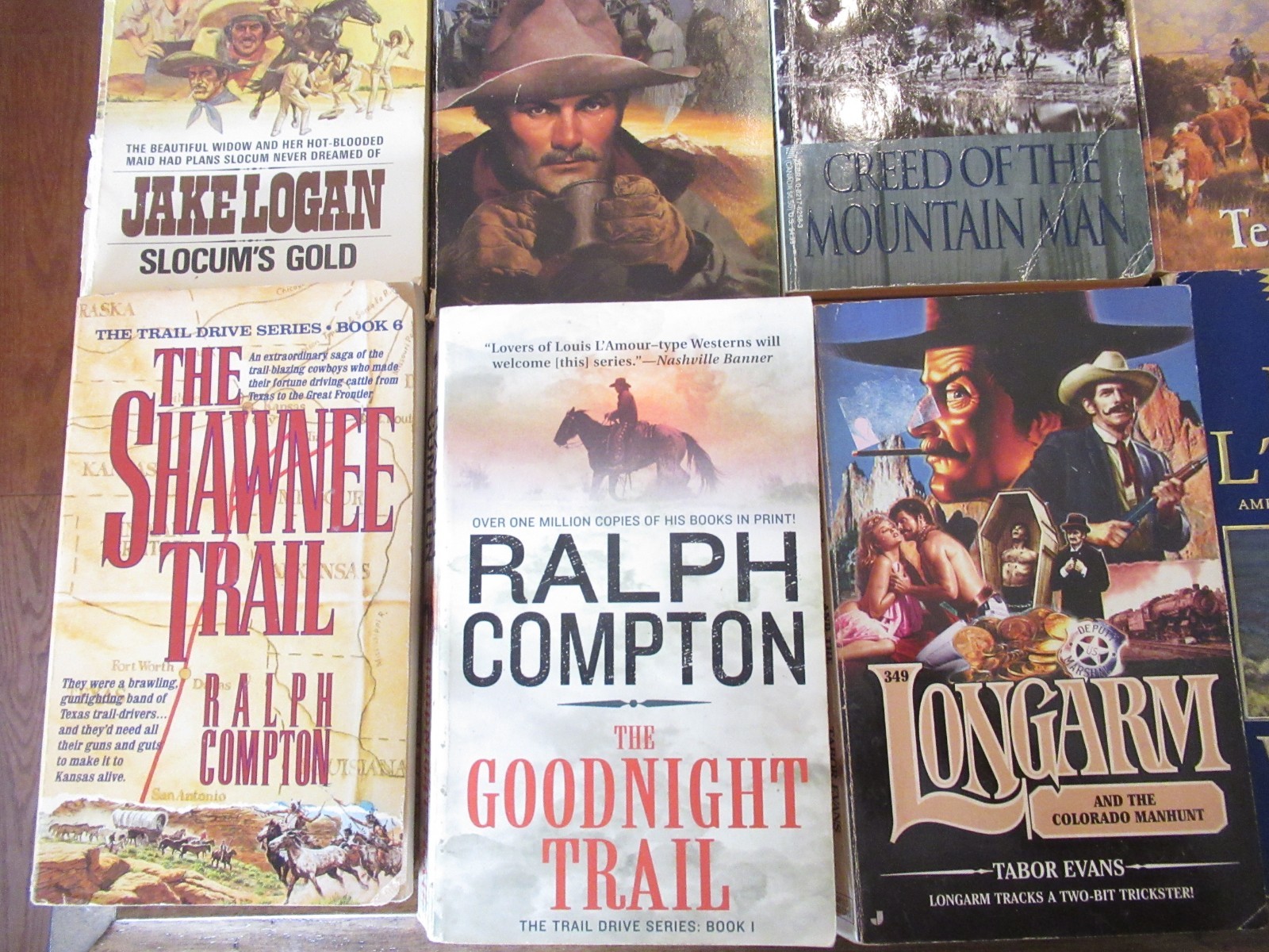 Old Western Paperback Books Lot of 29 Lamour Compton Johnstone etc Some Vintage