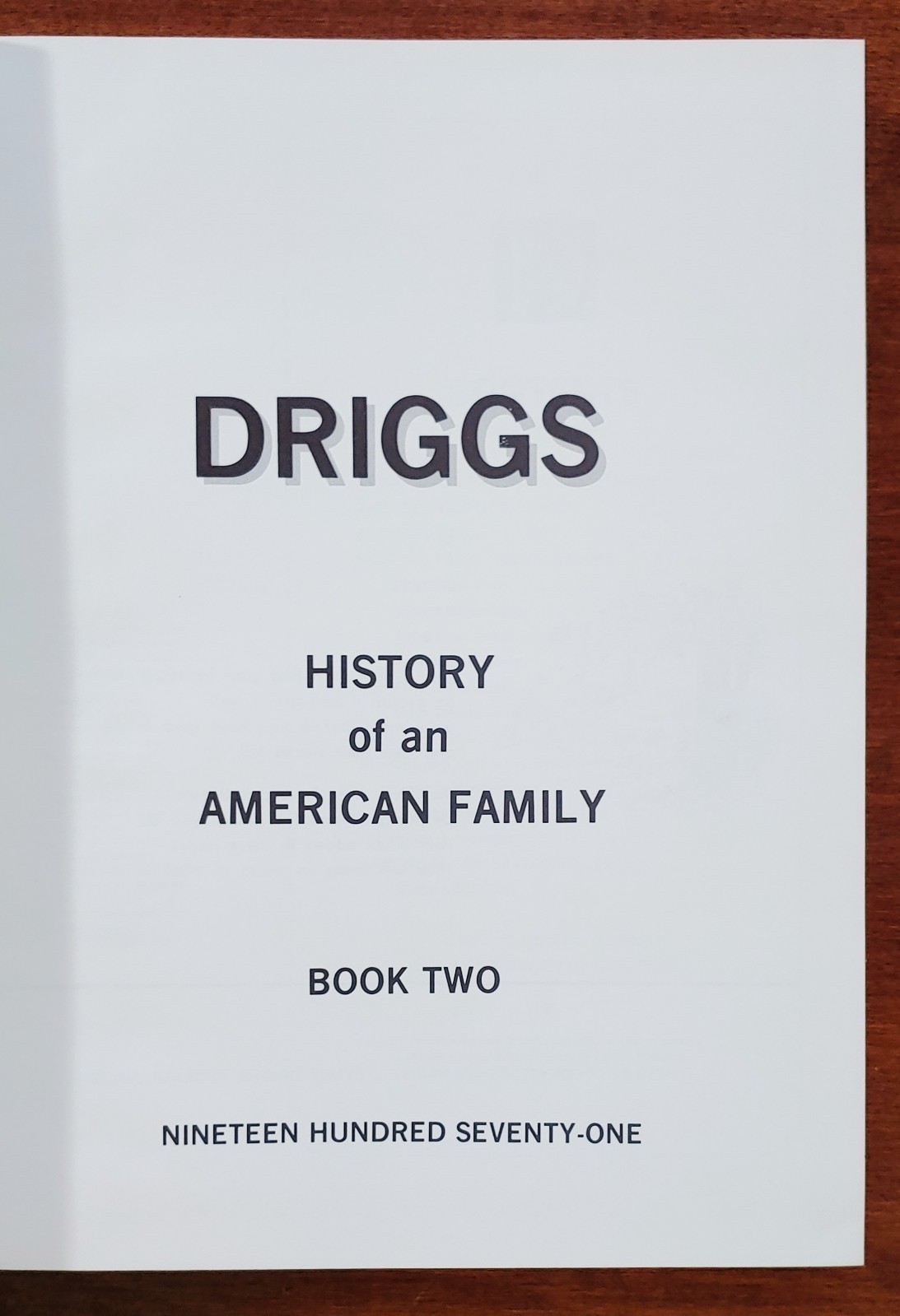 DRIGGS FAMILY HISTORY 2 Vol. LDS Mormon Genealogy History Arizona RARE BOOKS!