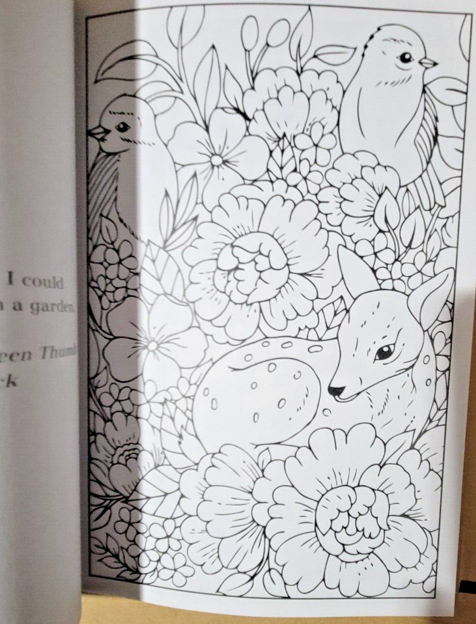 COLORFUL ESCAPES -A Bouquet of Color! Vol. 24 – Adult Coloring Book- 47 Pages