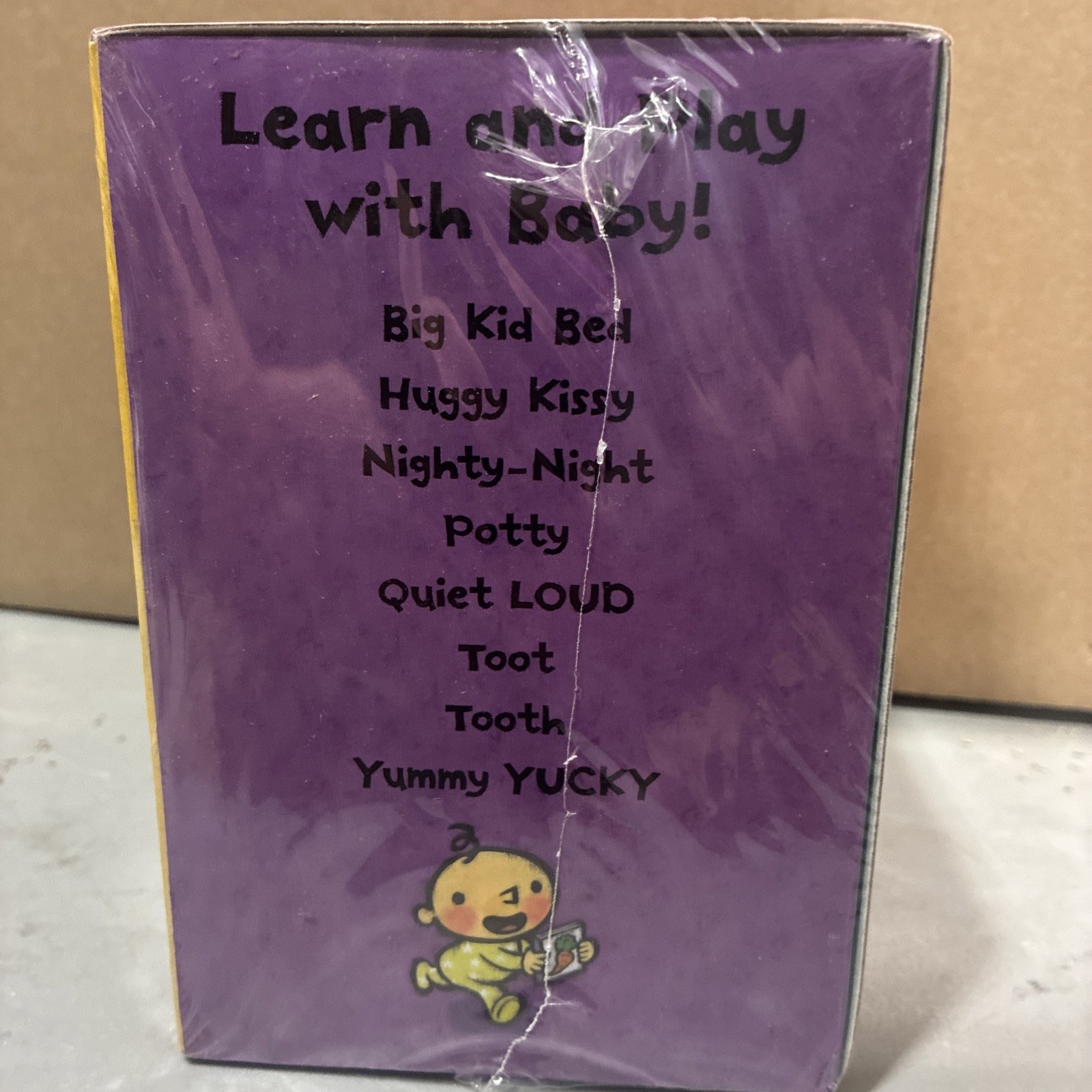 LESLIE PATRICELLI’S LITTLE LIBRARY – 8 Board Books For Baby – NEW