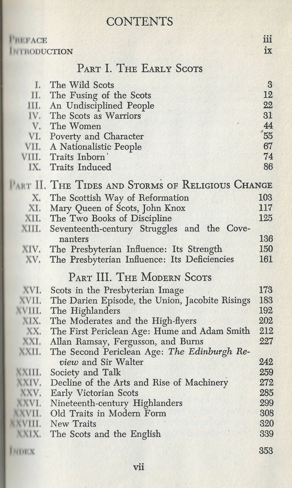The Scot In History by Wallace Notestein – 1946 – 372 pages HC (B60)
