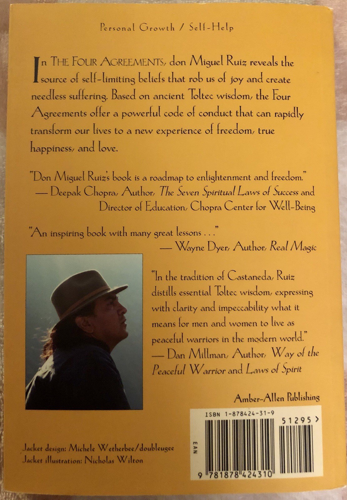 The Four Agreements Toltec Wisdom Book Don Miguel Ruiz Freedom