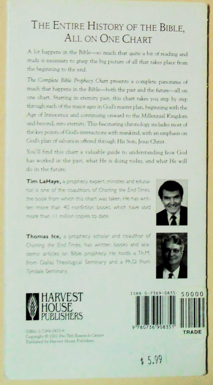 Charting The End Times A Visiual Guide to Bible Prophecy Tim LaHaye & Thomas Ice