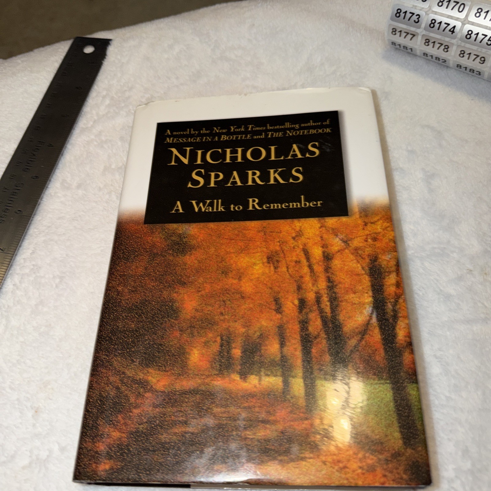 A Walk to Remember by Nicholas Sparks 1999 Hardcover Book Larger Print New