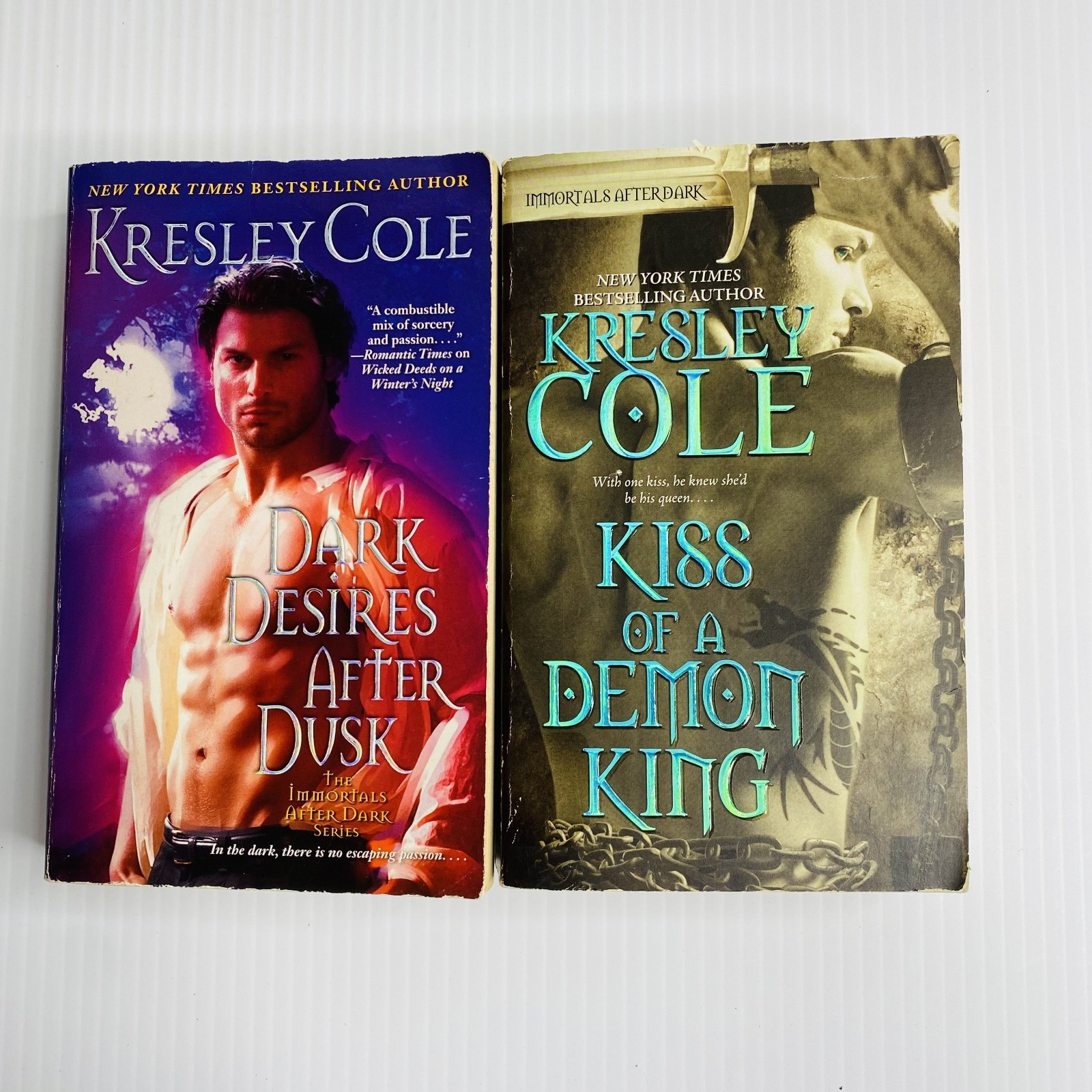 Kresley Cole – #1-9 of THE IMMORTALS AFTER DARK Series – Lot of 9 – Paperback