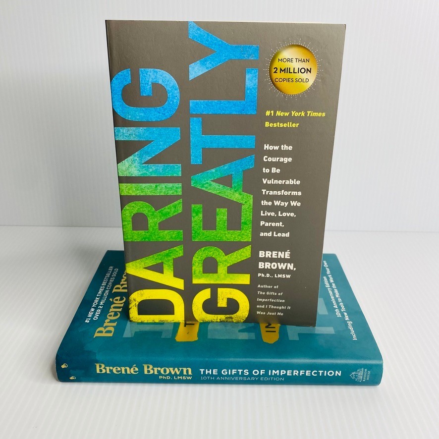 Brene Brown – Lot of 2 – Daring Greatly & Gifts of Imperfection HB/TPB