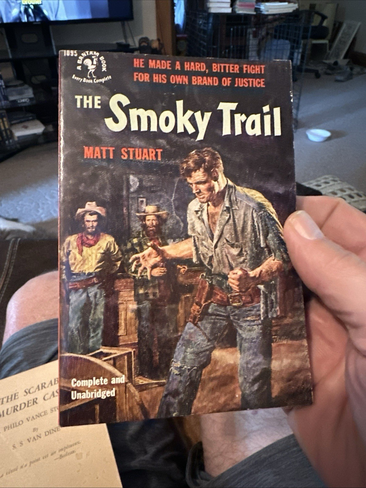 THE SMOKY TRAIL Matt Stuart 1ST BANTAM PRINTING Western Action