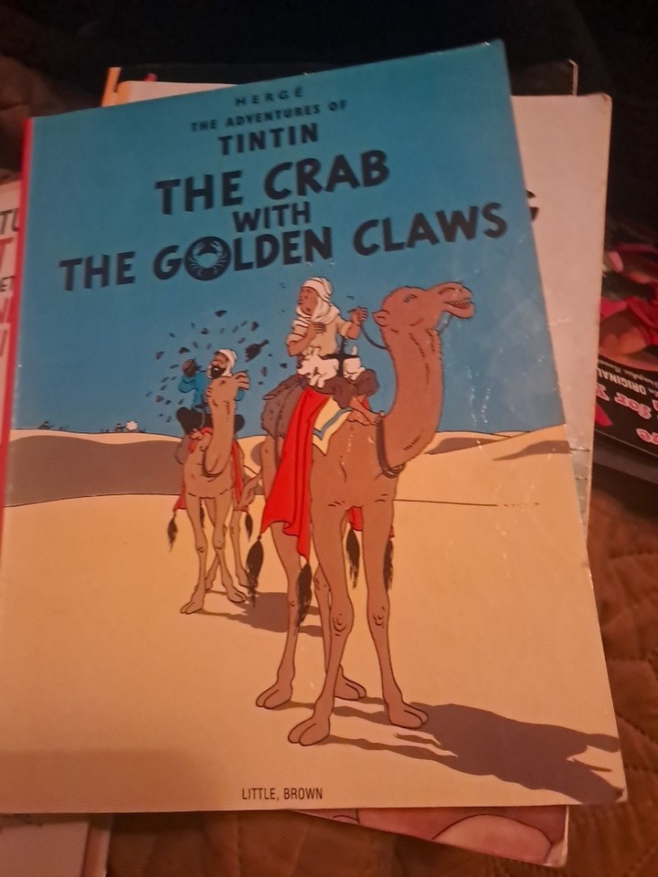 Lot Of 8 Adventures Of Tintin