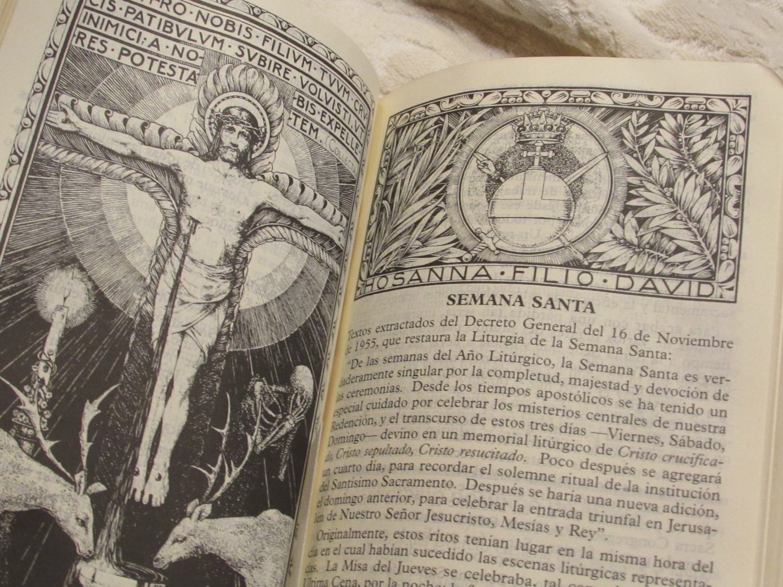 1962 Misal Diario Catolico Apostolico Roma for the Traditional Latin Mass Black