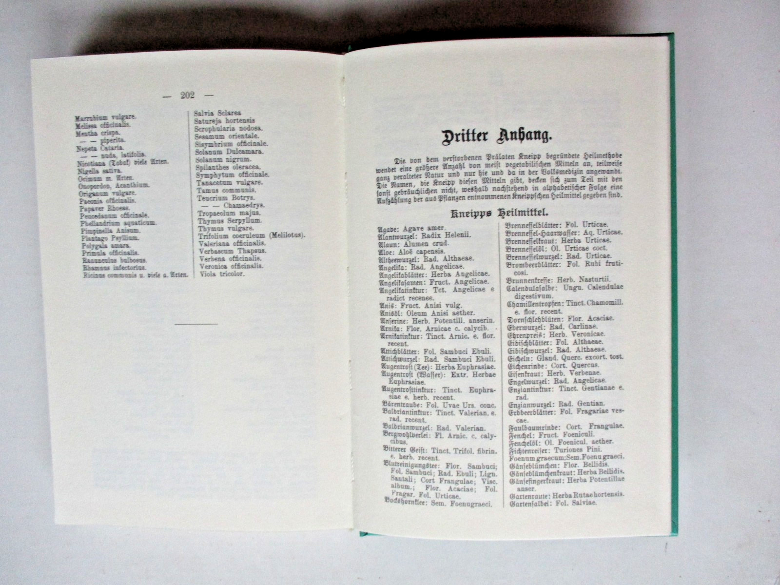 Der Abothekergarten, Hermann Jäger, Reprint-Verlag-Leipzig, Gebundene Ausgabe