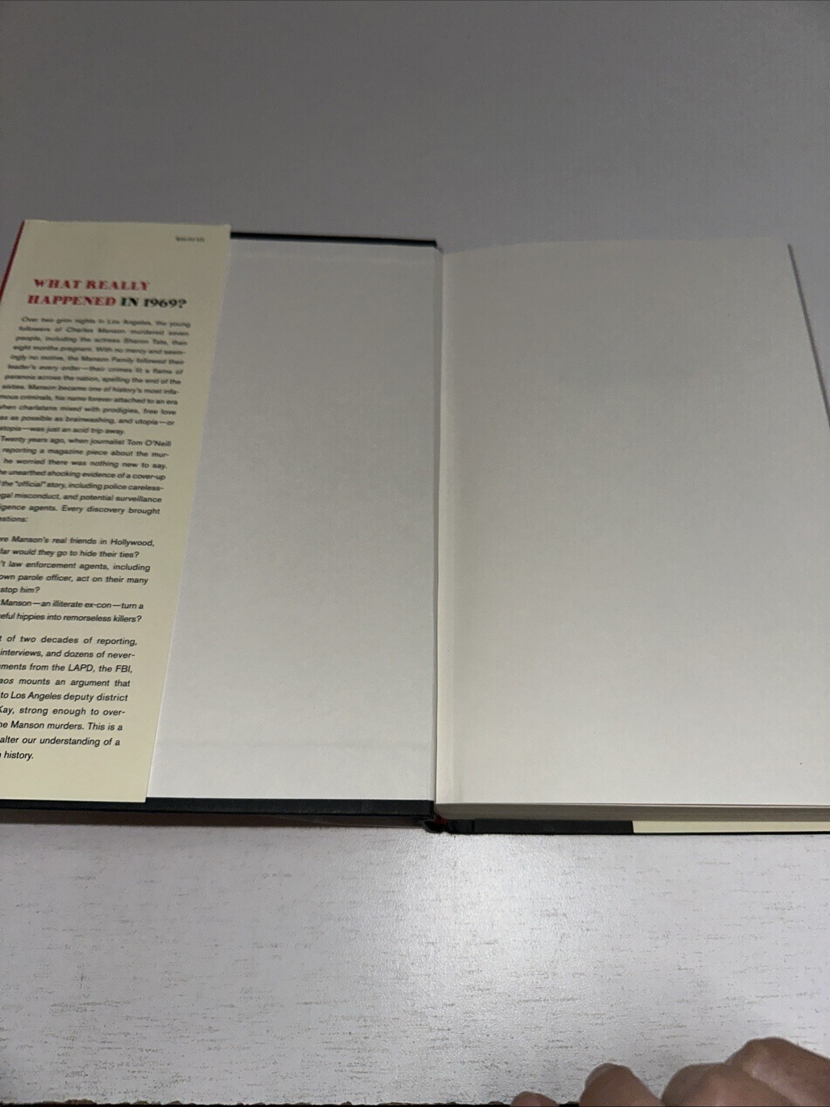 Chaos by Tom O’Neil 2019 First Ed HC Manson CIA Secret History of the Sixties