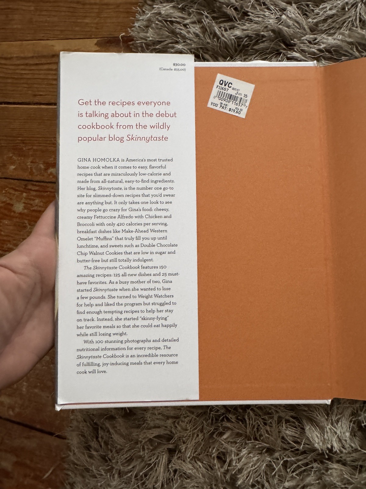 The Skinnytaste Cookbook: Light on Calories Big on Flavor Gina Homolka Hardcover
