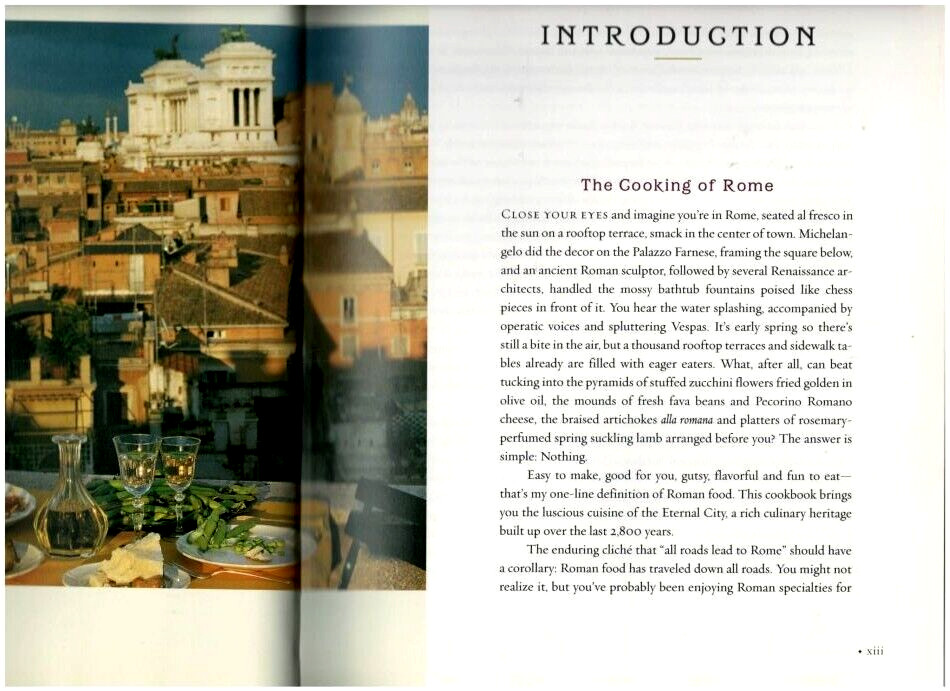 ROME ITALY-COOKING THE ROMAN WAY COOKBOOK-AUTHENTIC RECIPES-ETHNIC-PHOTOS-DOWNIE