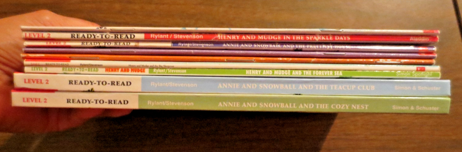 HENRY & MUDGE + ANNIE & SNOWBALL By Cynthia Rylant Lot of 9 Kids Books