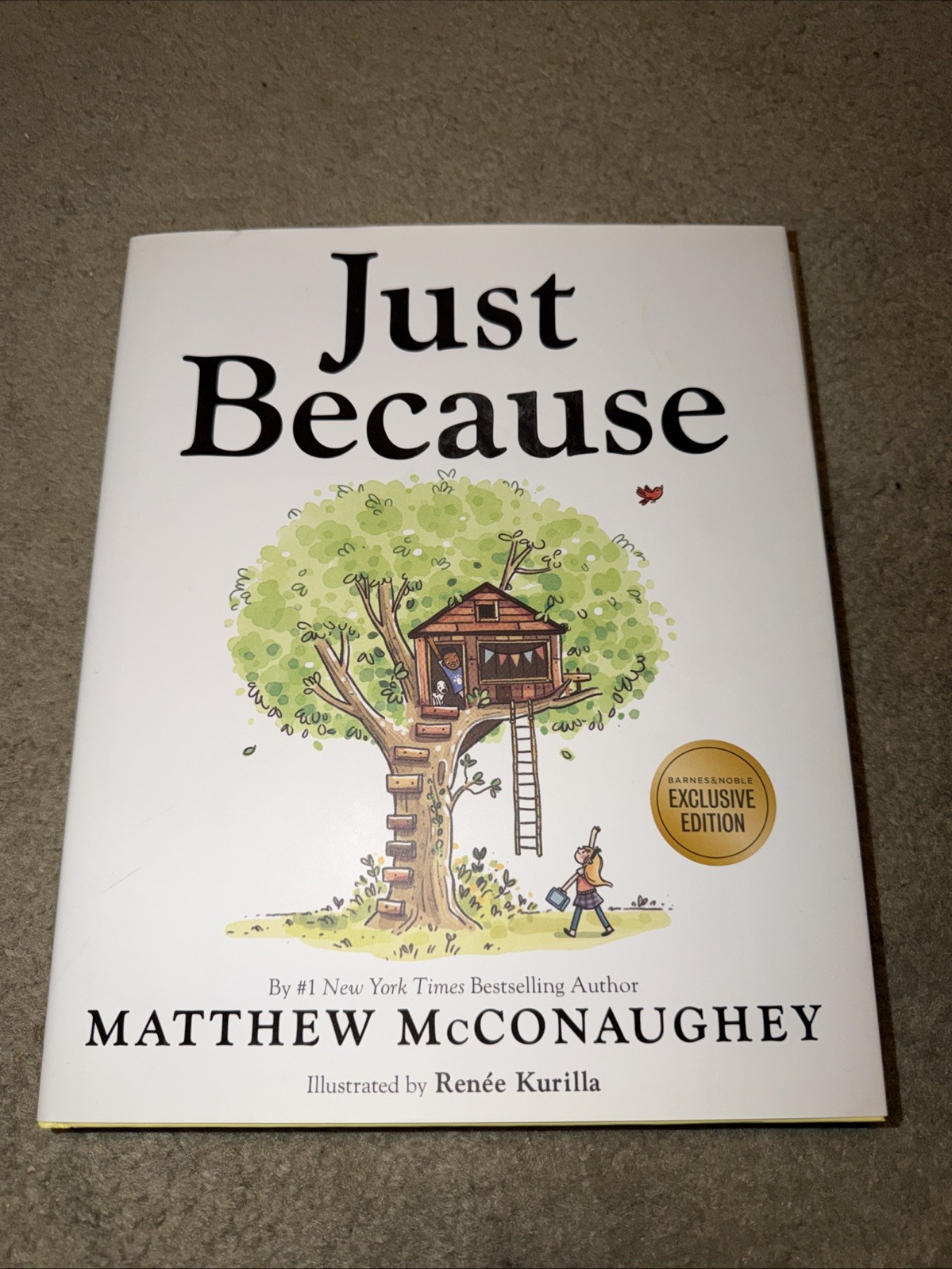 Matthew McConaughey Signed Just Because 1st Ed Book Autographed Book Plate