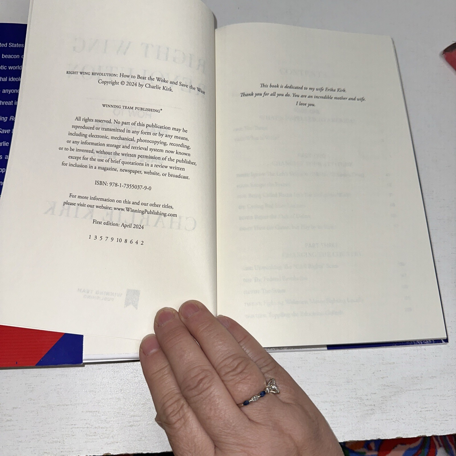 Right Wing Revolution by Charlie Kirk 1st Edition HCDJ