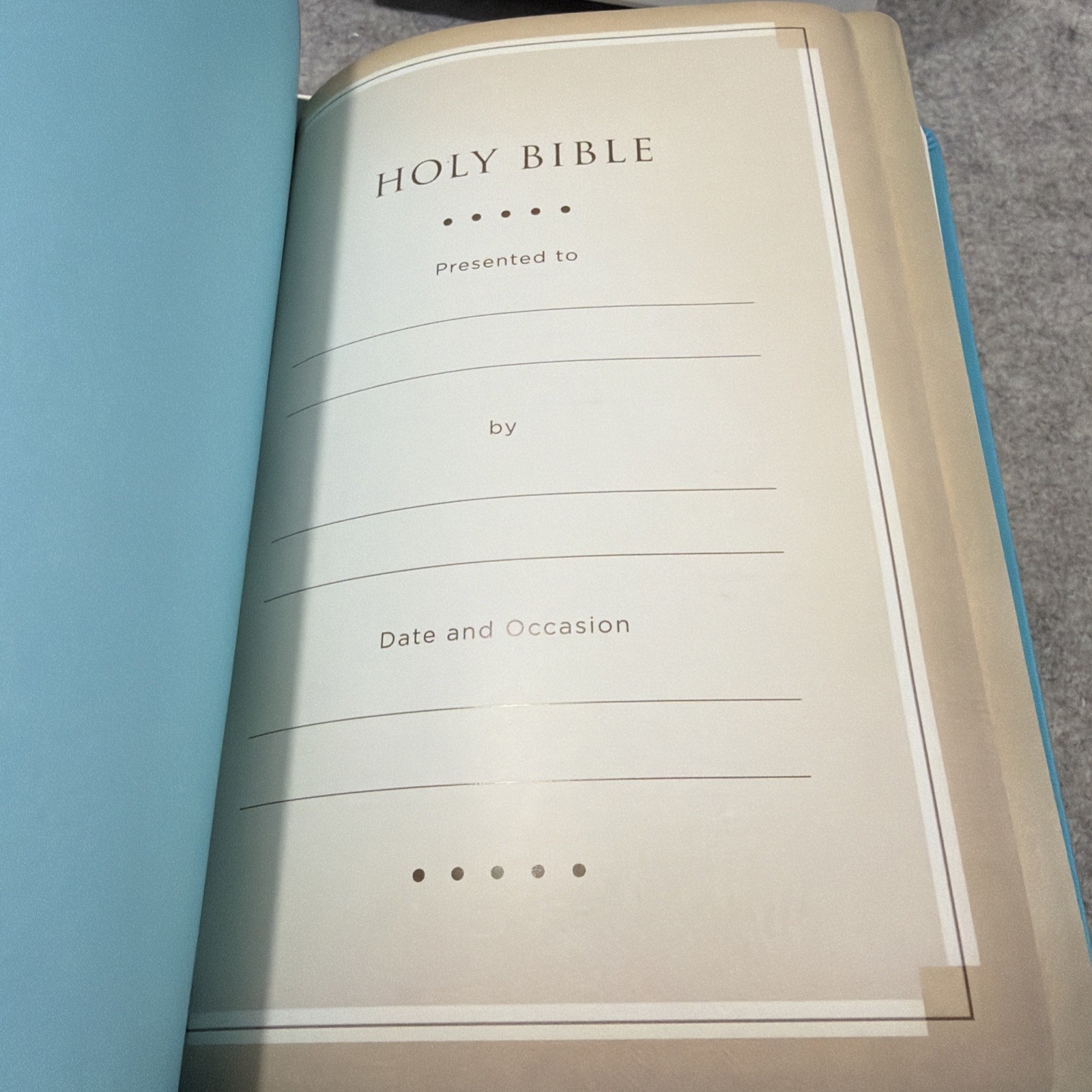 Thomas Nelson Giant Print Holy Bible (NKJV) – Aqua