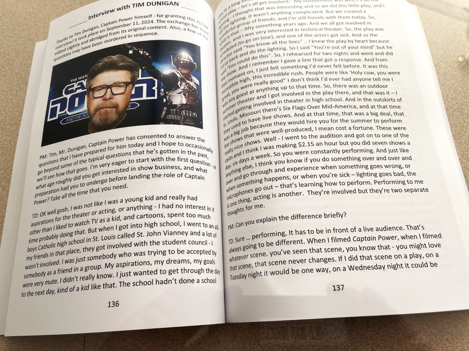 NEW The Captain Power and the Soldiers of the Future Companion Signed/Discounted