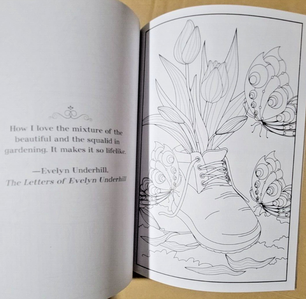 COLORFUL ESCAPES -A Bouquet of Color! Vol. 24 – Adult Coloring Book- 47 Pages