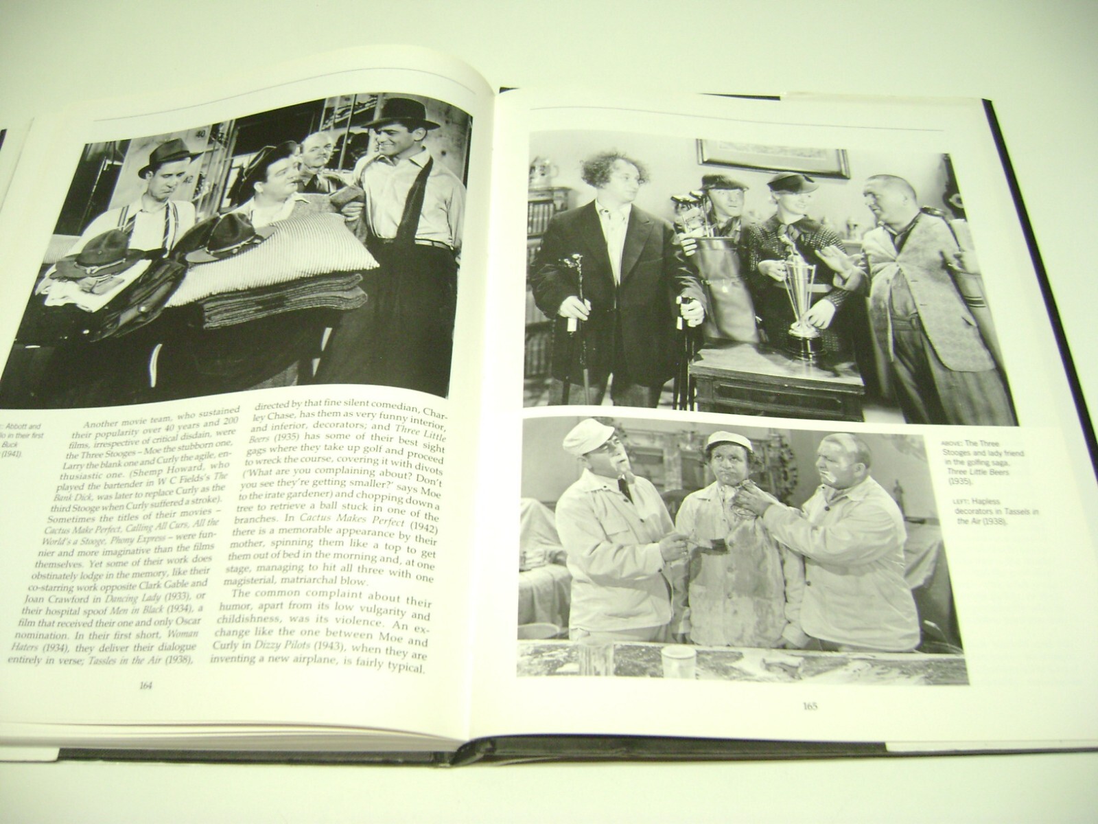 Huge 1995 Hardcover Book, CLASSIC MOVIE COMEDIANS, Packed with Photos, 176 pages