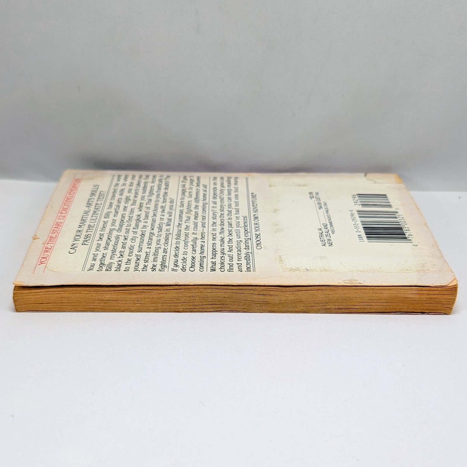 Choose Your Own Adventure # 126 MASTER OF MARTIAL ARTS 1992 Vintage 1st Ed PB