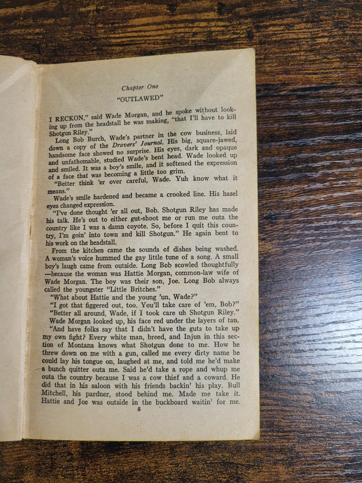 Vintage paperback 1935 western wild west shotgun fight six guns renegade cowboy
