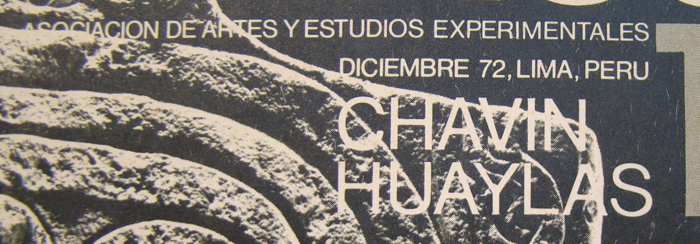 Huella 10 ~1972 PB~ Chavin Huaylas Lima Peru Archaeology Culture Native History