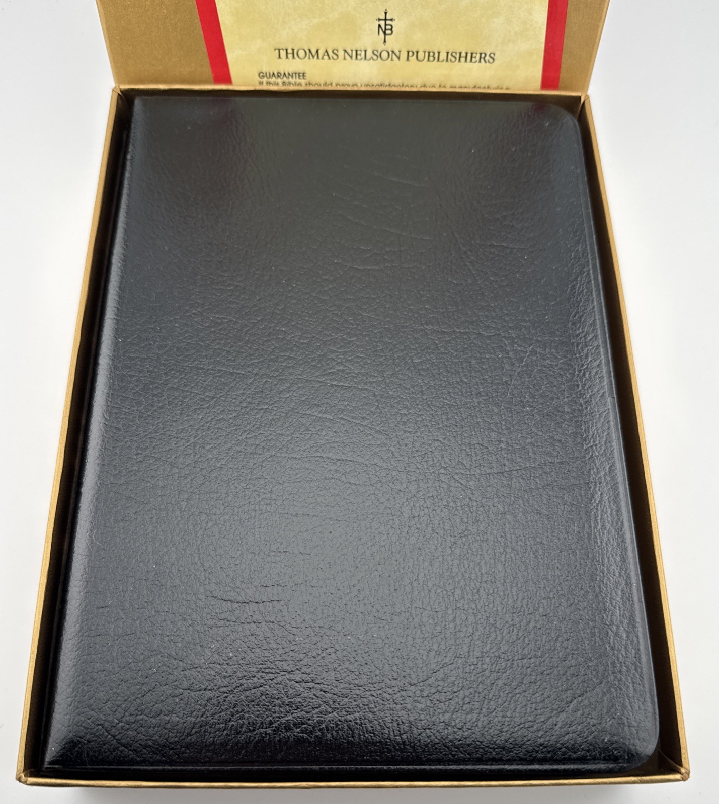 Nelson Giant Print Bible KJV Bonded Leather (Open Box) 544 Black -SHIPS FREE!